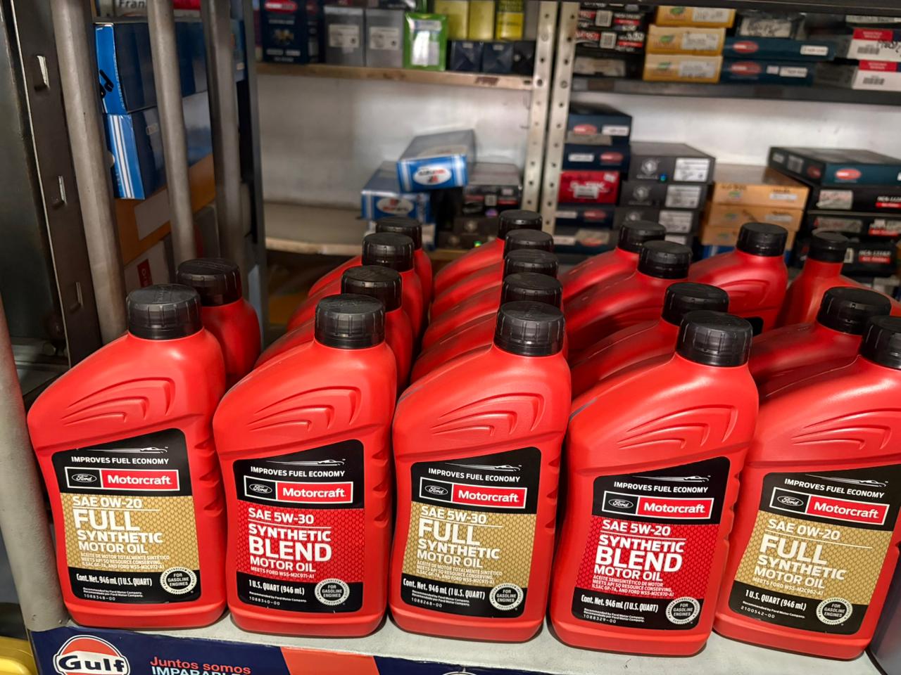Aceites originales Ford Motorcraft