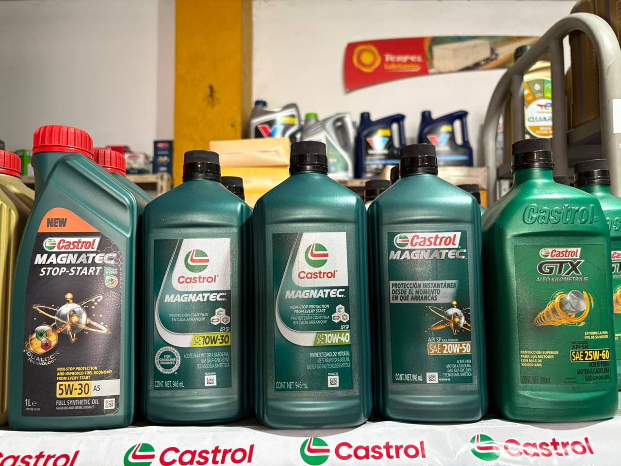 Aceites Castrol Magnatec y GTX