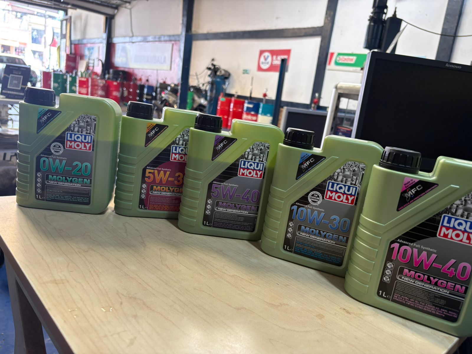 Línea completa de aceites Liqui Moly MolyGen