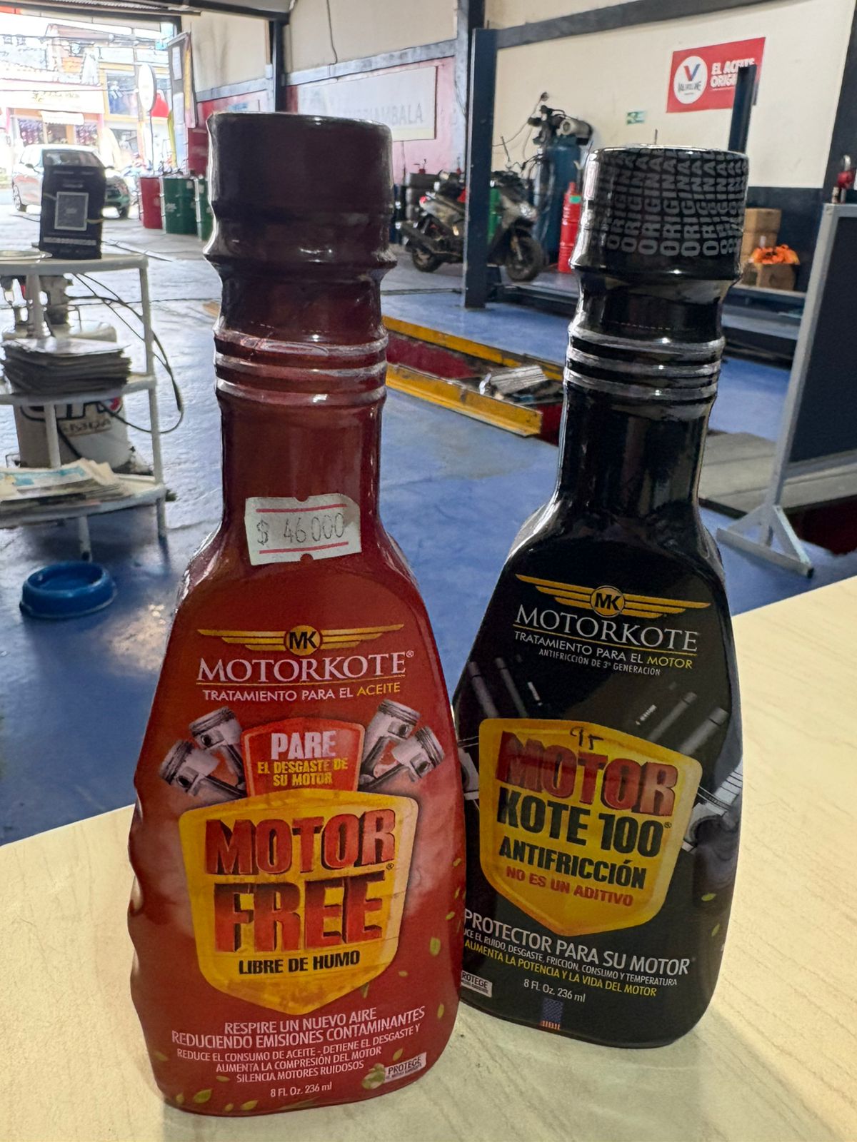 Aditivos MotorKote: Motor Free y Antifricción para el motor